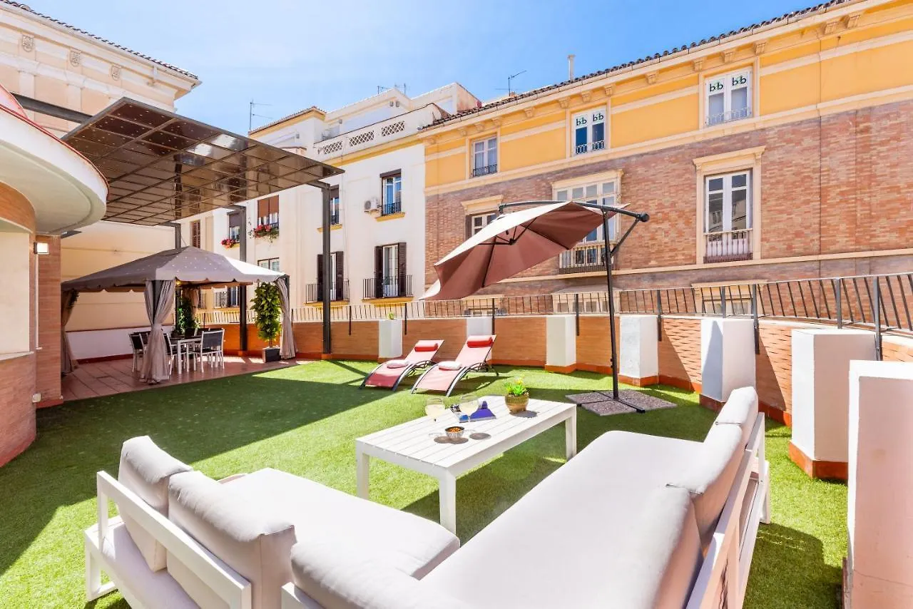 Terraza Larios Apartman Málaga Spanyolország